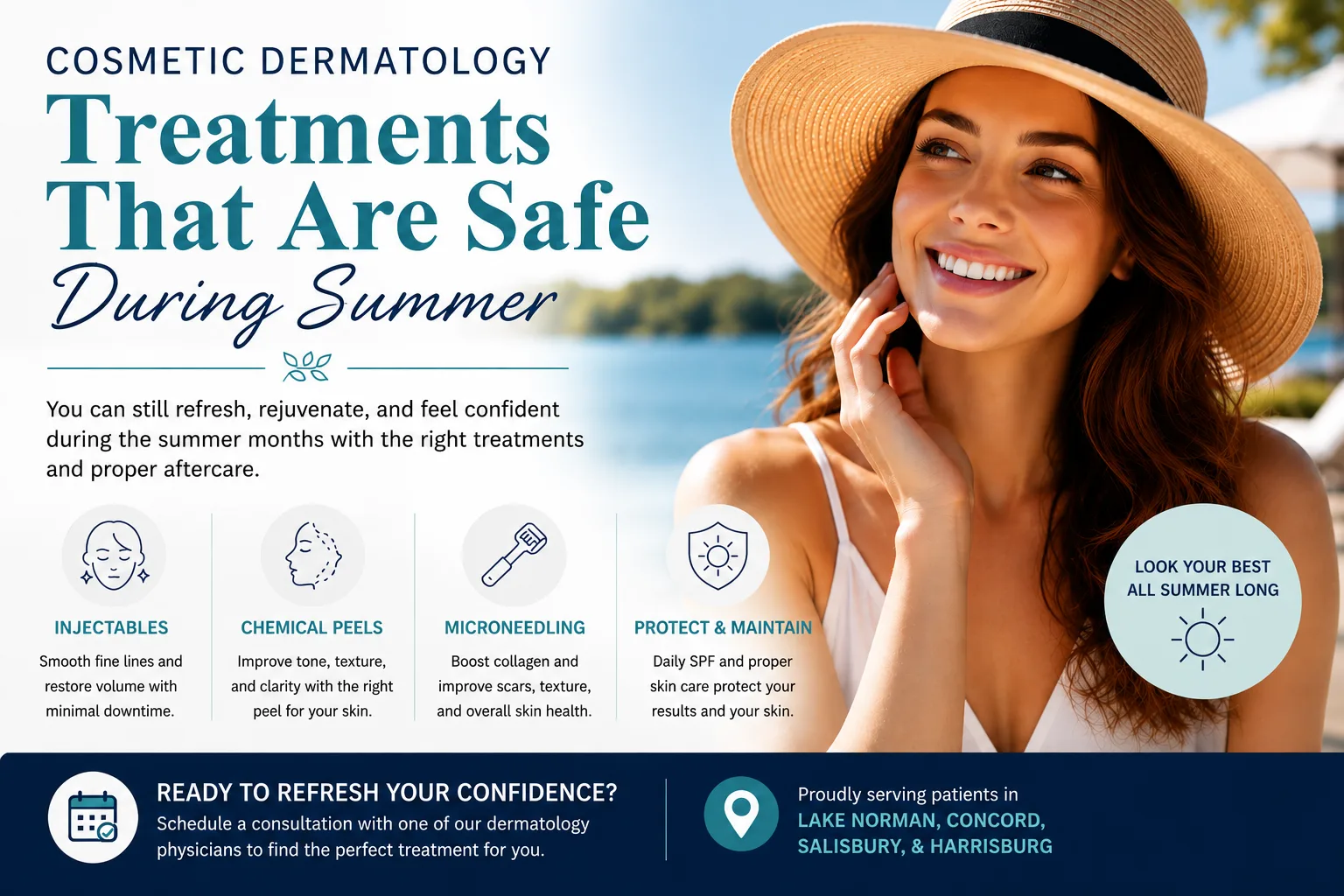 Cosmetic Dermatology Treatments That Are Safe During Summer